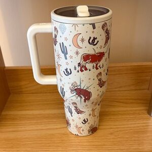 Hydronic Western Themed Travel Mug
